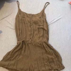 Olive green romper